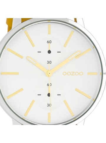 Oozoo Armbanduhr Oozoo Timepieces gelb groß (ca. 42mm)