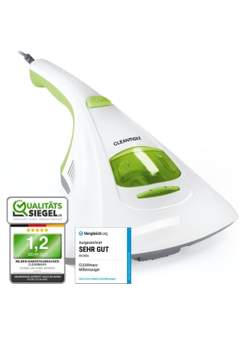 CLEANmaxx CLEANmaxx Milben-Handstaubsauger mit UV-C-Licht 300W - Weiß/Limegreen