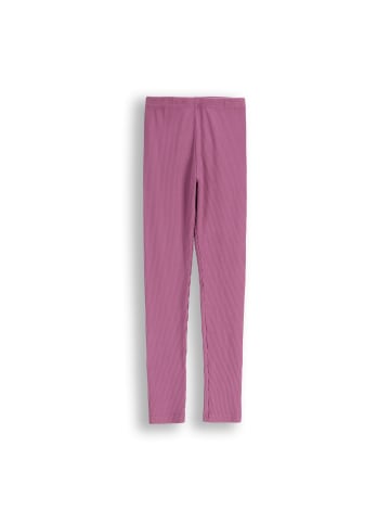 Coccodrillo Gerippte Leggings mit langem Hosenbein in violett