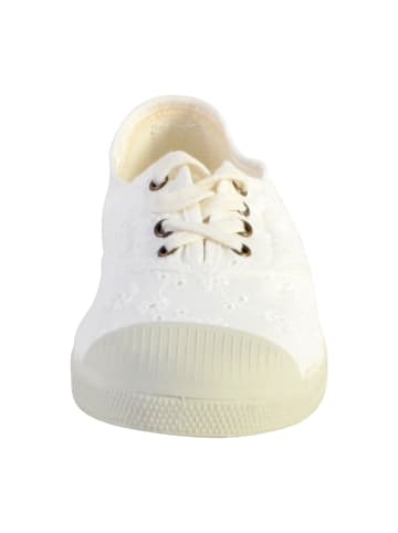 natural world Schnür-Tennisschuhe „Ingles Bordado Tintado“ Weiß