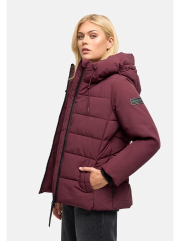 Navahoo Steppjacke Wattewunder XIV in Wine