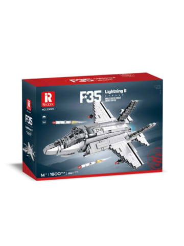 Reobrix 33021 Kampfjet Klemmbaustein Flugzeug 1600 Teile
