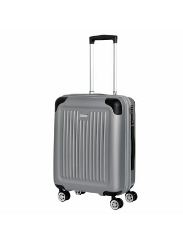 Stratic Stripe - 4-Rollen-Trolley 54 cm S in silver