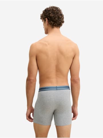 Marc O'Polo Langer Boxer Modal in grey melange/gray mist/blue