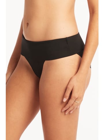 Sea Level ESSENTIALS ROLL BAND PANT in BLACK