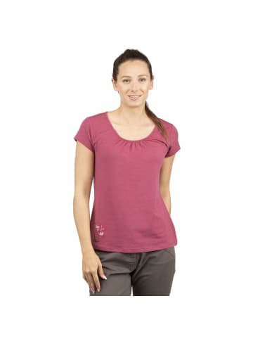 Chillaz W HIDE THE BEST TIME TO CHILL FLOWER T-SHIRT in Rose