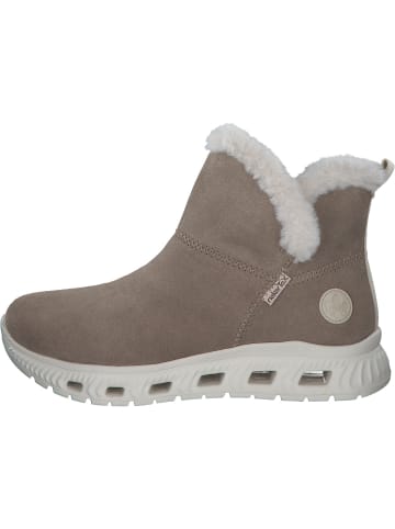 rieker Winterstiefeletten in pfeffer/offwhite