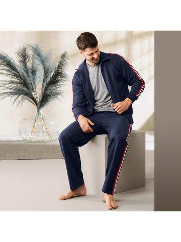 Erwin Müller Sweat Freizeitanzug in marine