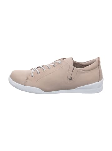 Andrea Conti Sportliche Schnürschuhe in Beige