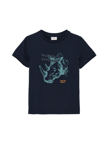 s.Oliver T-Shirt kurzarm in Blau