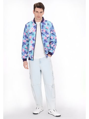 MO Men Jacket in light blue multicolor