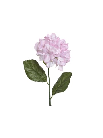 MARELIDA Kunstblume Hortensie in rosa - H: 66cm