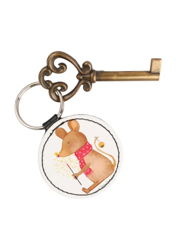 Mr. & Mrs. Panda Anhänger Maus Weihnachten ohne Spruch in Weiß