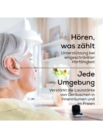 Beurer Hörgeräuschverstärker HA 20 hinter dem Ohr Lautstärke stufenlos regelbar
