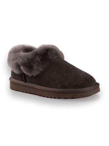 Aus Wooli Slipper Coogee in Grey