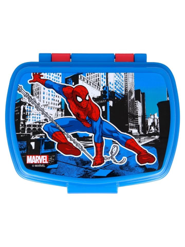 Marvel Spiderman Kinder Brotdose – Lunchbox Pausenbox Schulbrotbox in Rot