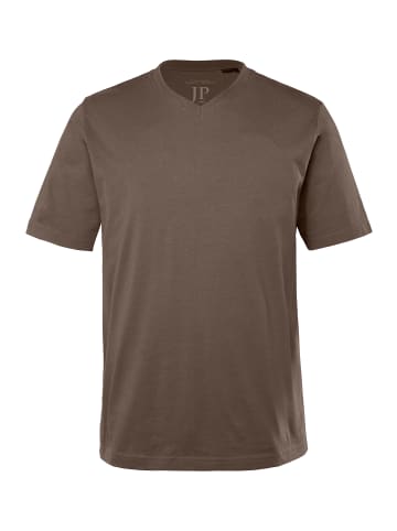 JP1880 Kurzarm T-Shirt in braungrau