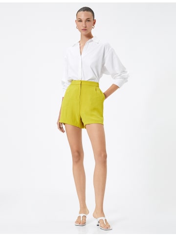 KOTON Shorts in Zitronengelb