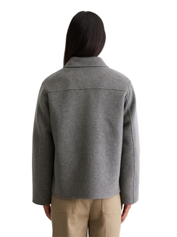 Marc O'Polo Shirtjacke regular in Warm Granite Melange