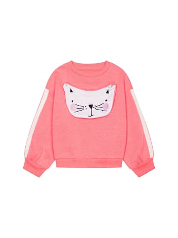 Minoti Sweatshirt Kindness 2 in Korallrot