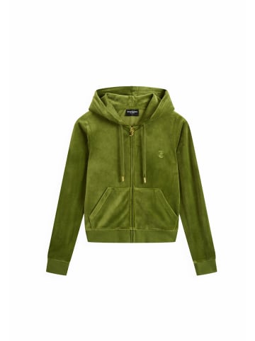 Juicy Couture Juicy Couture Zip-Kapuzenpullover in pesto