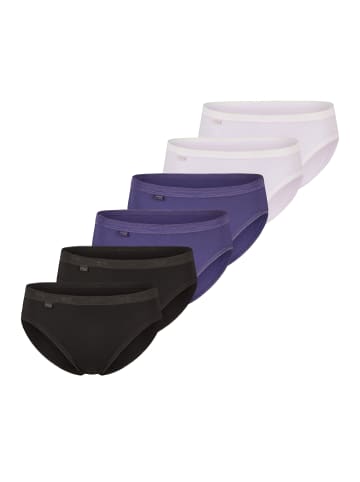 Sloggi Tai Slip Basic+ in Lila / blau / schwarz