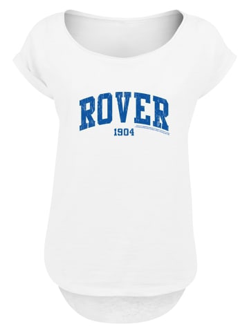 F4NT4STIC Long Cut T-Shirt British Motor Heritage Rover Car 1904 College in weiß