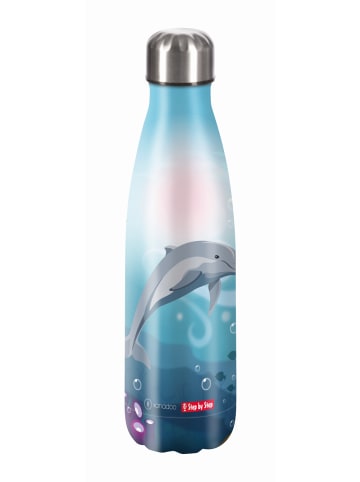 Step by Step Step by Step Isolierte Edelstahl-Trinkflasche "Dolphin Pippa"