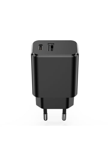 Setty Setty Ladegerät 1x USB + USB-C 3A 20W schwarz