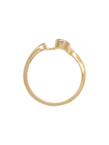 Elli Ring 925 Sterling Silber Wellen in Gold