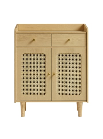 VASAGLE Sideboard Ellan in Eichenbeige - (B)40 x (H)90 x (T)70 cm