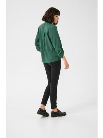 Kaffe Kurzarm-Bluse KAmia in Garden Topiary