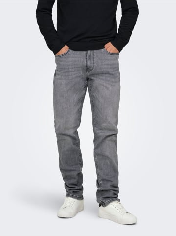 ONLY & SONS Normal geschnitten jeans in Medium Grey Denim 1