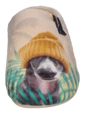 Verbenas Hausschuhe YORK ANIMAL PELO in bunt