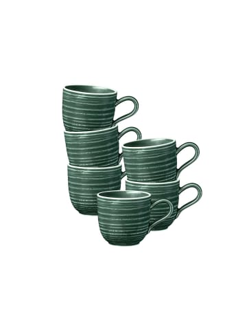 Seltmann Weiden 6er Set Espressotassen Terra 0,09 l in Moosgrün