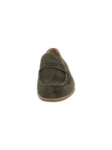 Floris van Bommel Herrenslipper elegant sportlicher Boden Floris Casual Green Suede in  Grün