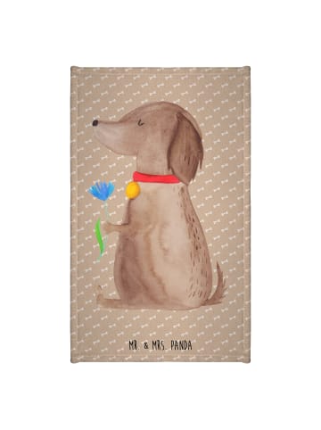 Mr. & Mrs. Panda Gästehandtücher Hund Blume ohne Spruch in Hundeglück