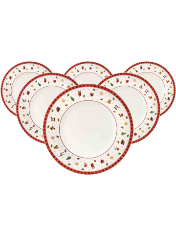 Villeroy & Boch 6er Set Speiseteller Toy's Delight in Weiß ø 26,8 cm in weiß