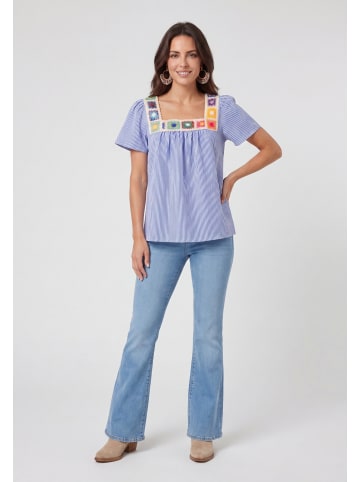 usha FESTIVAL Women Blouse in Light Blue