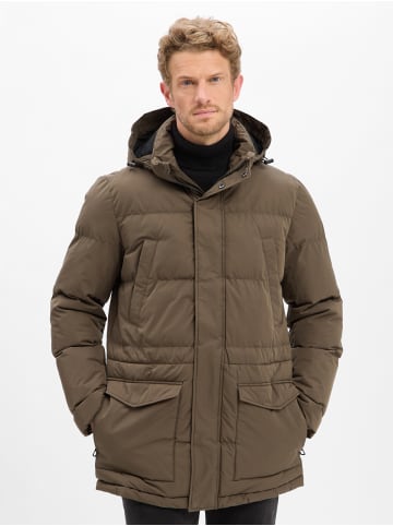 Steppjacke in oliv