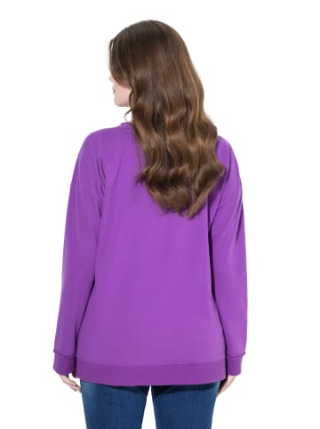 Ulla Popken Sweatshirt in lila