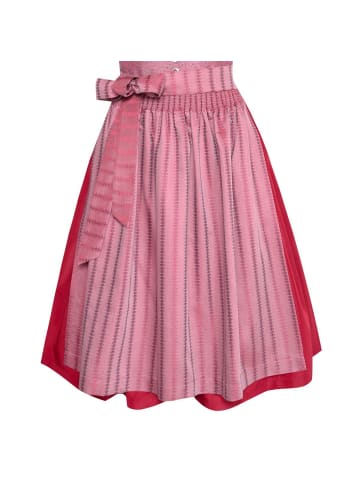 Country Line Midi Dirndl in Weinrot