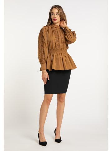 faina Damen Bluse in Dunkelkamel