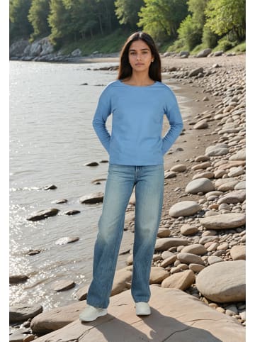 Salzhaut Sweatshirt UNNERWEGS in Ice Blue