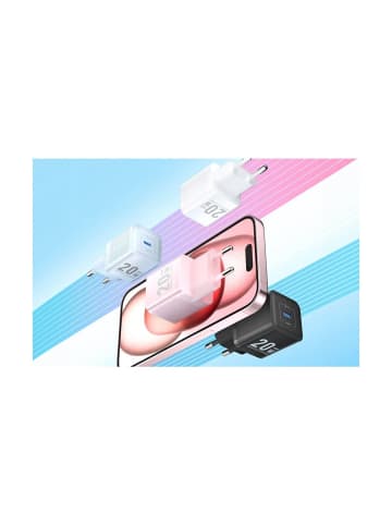 Wisam® 20W GaN Ladegerät Wandladegerät USB-C Pink
