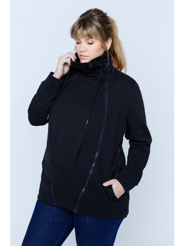 Ulla Popken Sweatjacke in marine