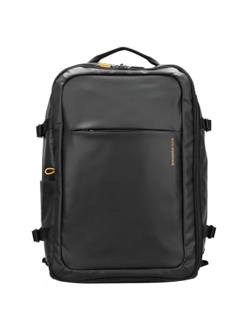 Mandarina Duck Eco Coated - Reiserucksack M 50 cm (duck yellow) in schwarz