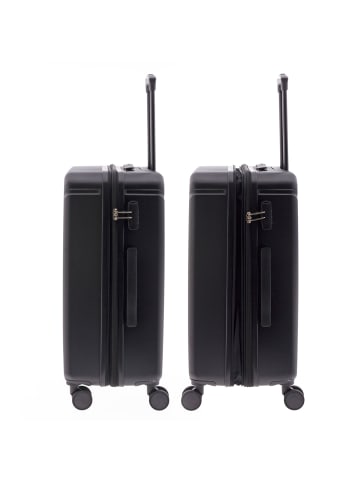 Gladiator 2900 4 Rollen Trolley M 67 cm mit Dehnfalte black