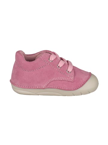 Trollkids Leder-Lauflernschuhe Bjordal in wild rose