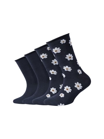 S. Oliver Socken 4er Pack silky touch in blau